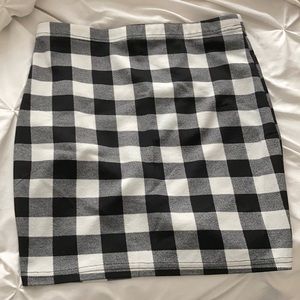 Plaid skirt